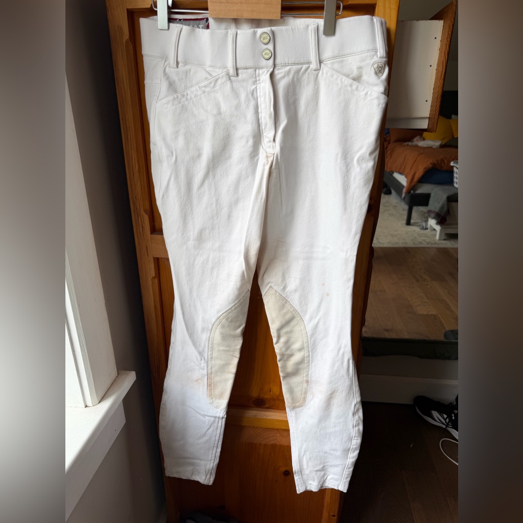 Ariat White Breeches - Size 28
